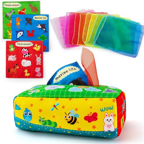 Magical tissue container toddler toy